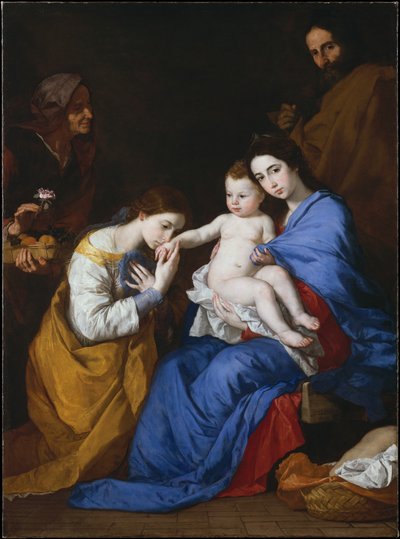 The Holy Family with Saint Anne and Saint Catherine of Alexandria by Jusepe de Ribera